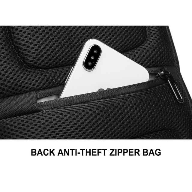 Plecak miejski Ozuko na jedno ramię organizer z USB ZL9078m36