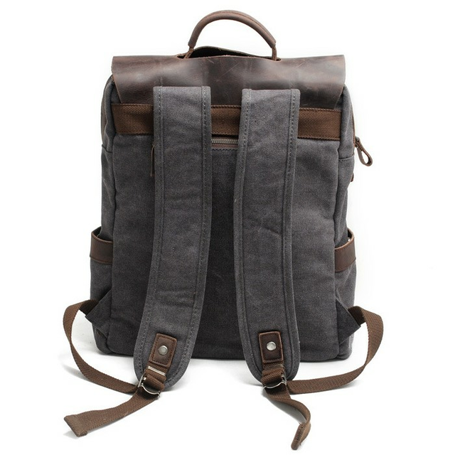 Plecak na laptopa 15,6&quot; vintage skóra naturalna