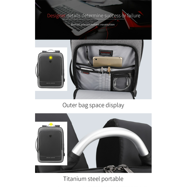 Plecak/torba Arctic Hunter na laptopa 17,3&quot; B00227