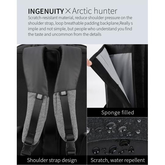 Plecak/torba Arctic Hunter na laptopa 17,3&quot; B00227