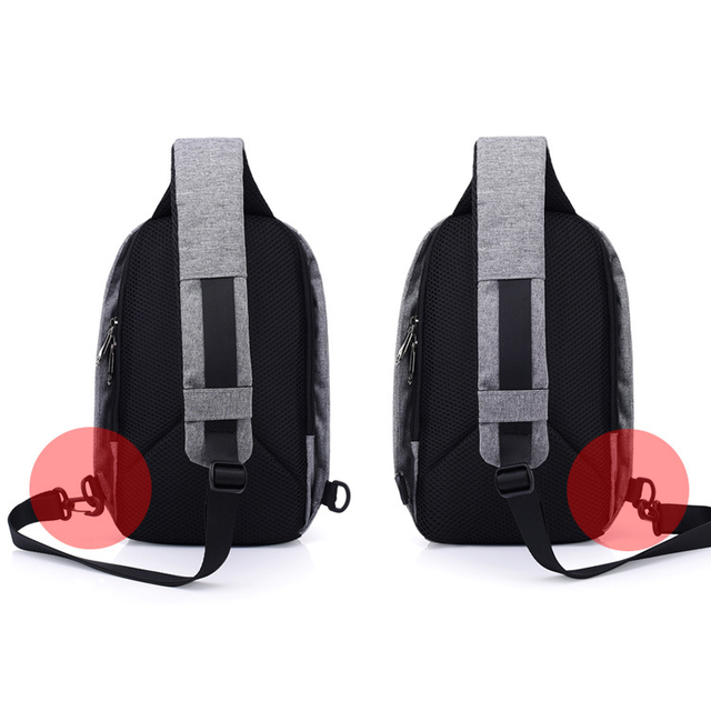 Saszetka-plecak miejski z USB odblaski