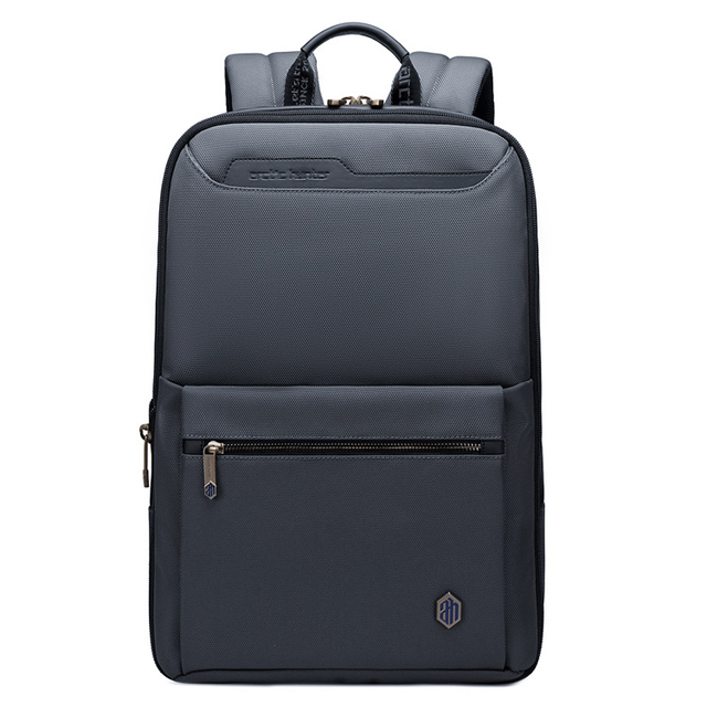 Plecak z nylonu balistycznego na laptopa 15,6&quot; Arctic Hunter B00410 smukły - Kolor: szary