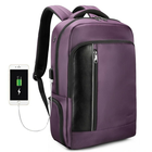 Plecak Tigernu na laptopa 15,6&quot; - 16,4&quot; T-B3668 z USB i RFID - Kolor: fioletowy