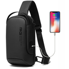 Plecak miejski Bange na jedno ramię z organizerem i USB BG-7221 - Kolor: czarny