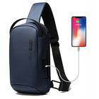 Plecak miejski Bange na jedno ramię z organizerem i USB BG-7221 - Kolor: ciemnoniebieski