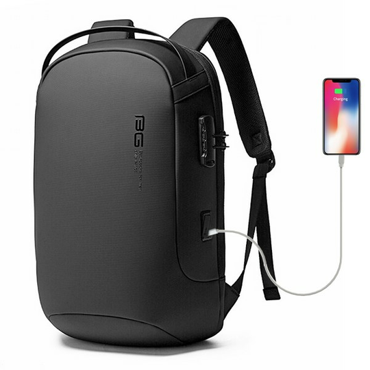 Antykradzieżowy plecak Bange na laptopa 15,6&quot; BG-7225 z USB - Kolor: czarny