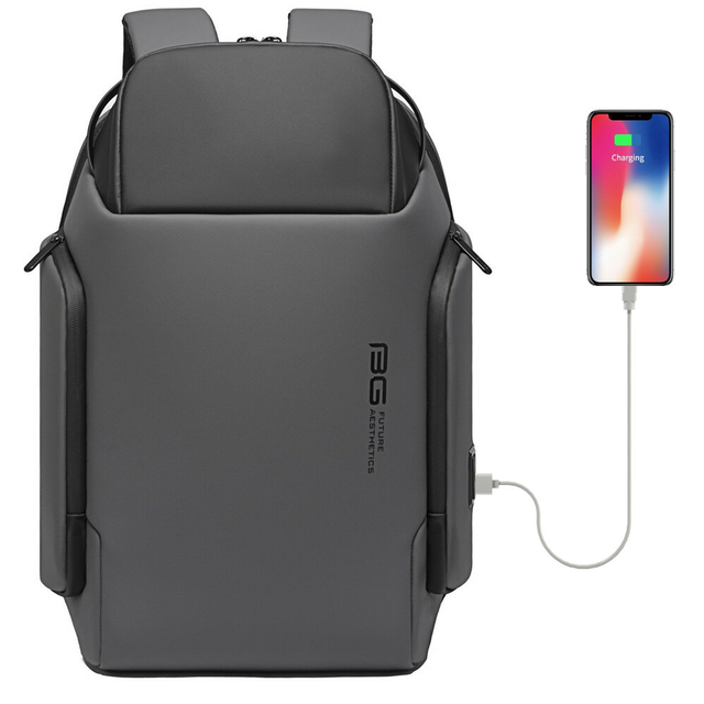 Plecak Bange na laptopa 15,6&quot; BG-7277 z USB - Kolor: szary