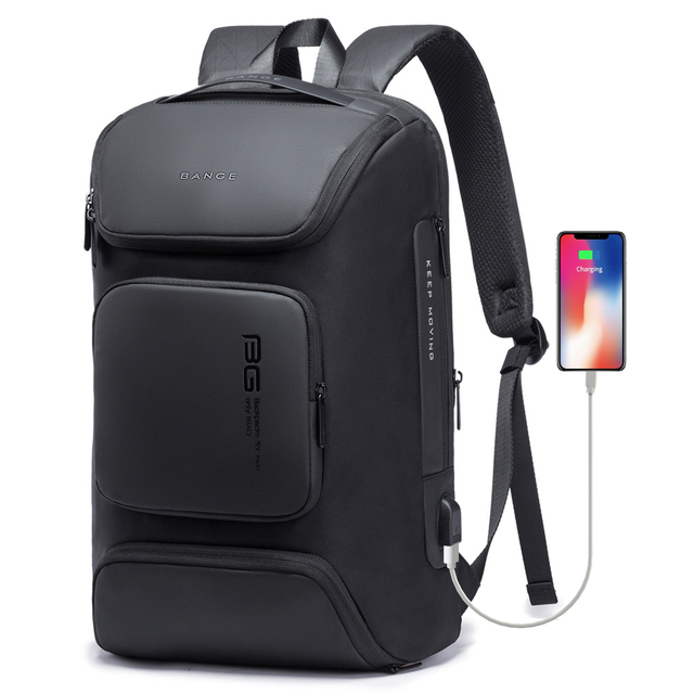Plecak Bange BG-7078 na laptopa 15,6&quot; z USB - Kolor: czarny