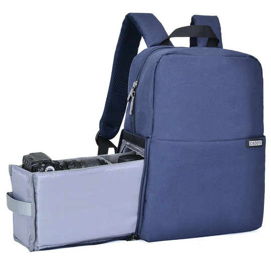 Plecak fotograficzny Caden L4 na aparat + laptopa 14,1&quot; boczny dostęp - Kolor: niebieski