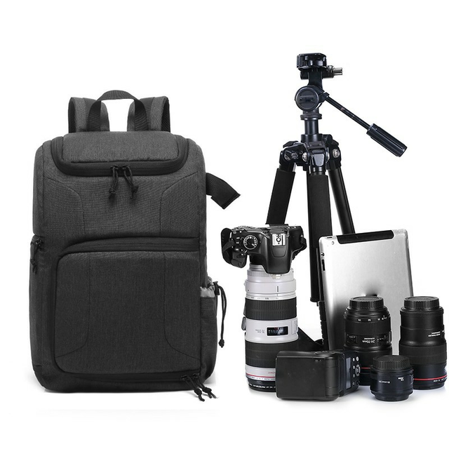 Plecak fotograficzny na aparat Mason + laptopa 13,3&quot; - Kolor: grafitowy
