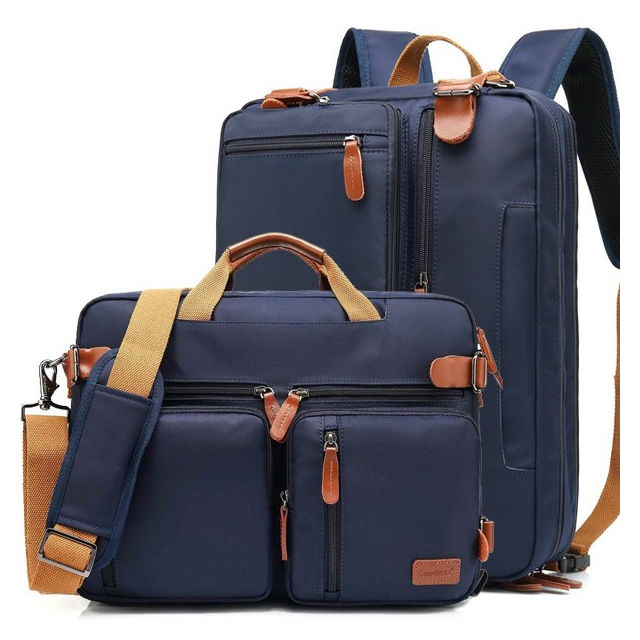 Torba/Plecak Coolbell na laptopa 17,3&quot; CB-5005 - Kolor: granatowo-brązowy