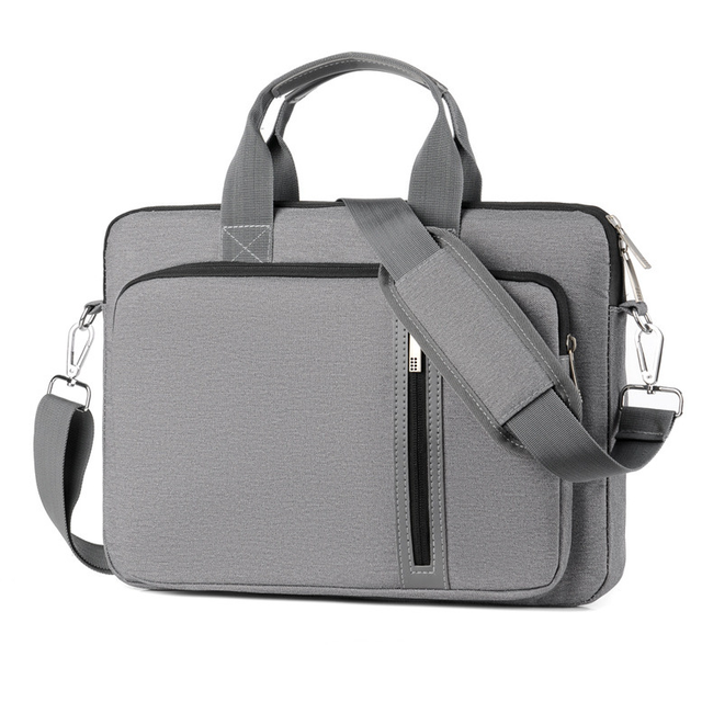 Etui/torba na laptopa 15.6&quot; z paskiem - Kolor: szary