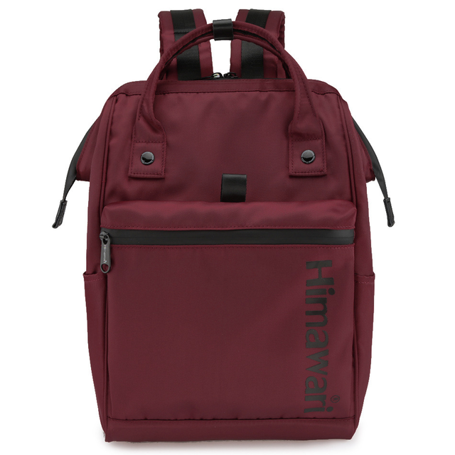 Plecak Himawari FSO-H001 wodoodporny na laptopa 13,3&quot; - Kolor: bordowy