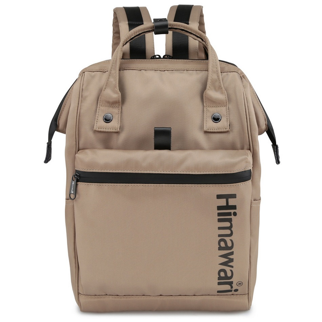 Plecak Himawari FSO-H001 wodoodporny na laptopa 13,3&quot; - Kolor: kawowy