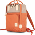 Plecak Himawari HM187 na laptopa 13,3&quot; 14,1&quot; vintage - Kolor: 07. pomarańczowo-kawowy