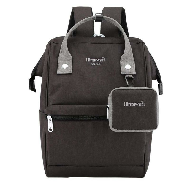 Plecak Himawari 2268 na laptopa 13,3&quot; + etui - Kolor: czarno-szary