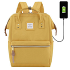 Plecak Himawari 9001 na laptopa 13,3&quot; 14,1 &quot;z USB - Kolor: 17. żółty