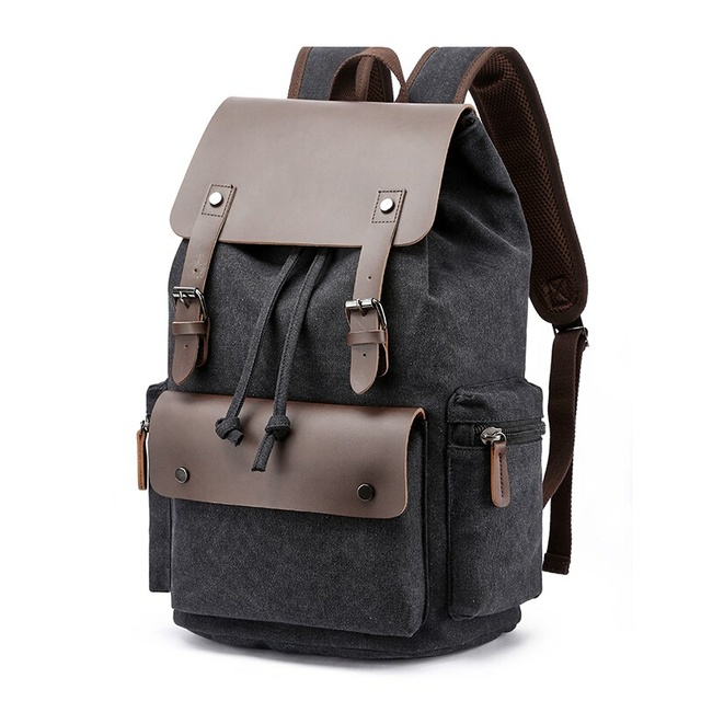 Plecak Markroyal na laptopa 15,6&quot; vintage - Kolor: czarny