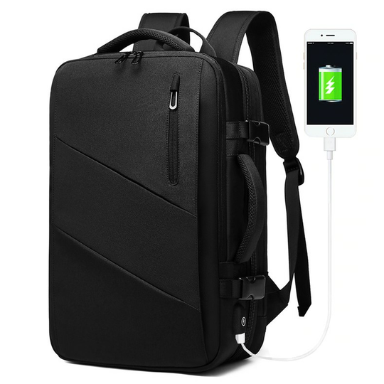 Plecak/Torba Nigeer na laptopa 17,3&quot; 1811 bagaż podręczny z USB - Kolor: czarny