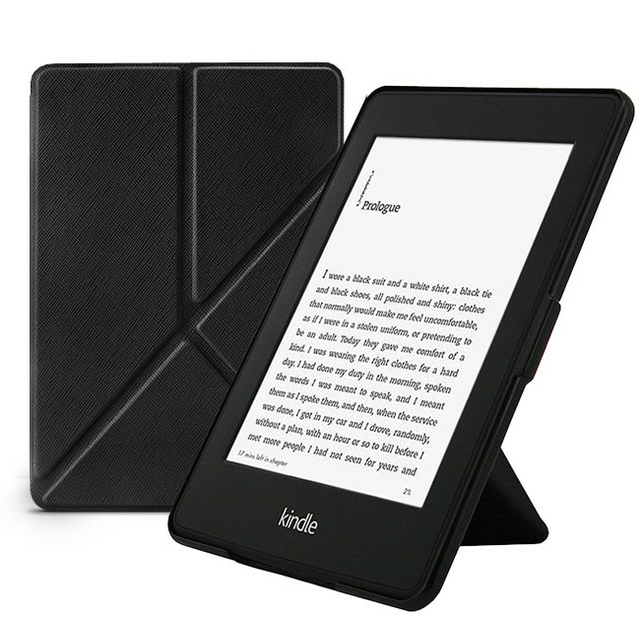 Etui Kindle Paperwhite 4 (2018) origami - Kolor: czarny