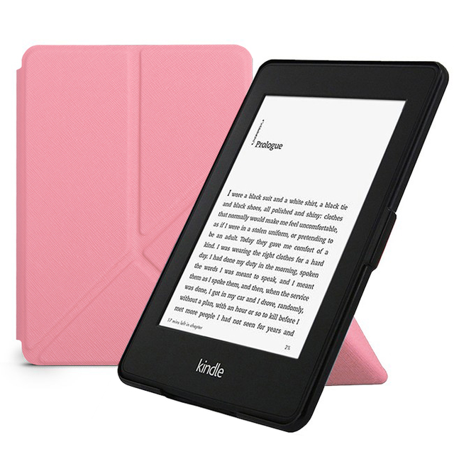 Etui Kindle Paperwhite 4 (2018) origami - Kolor: jasnoróżowy
