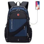 Plecak RuiBer na laptopa 17,3&quot; bardzo pojemny złącze USB - Kolor: niebiesko-czarny