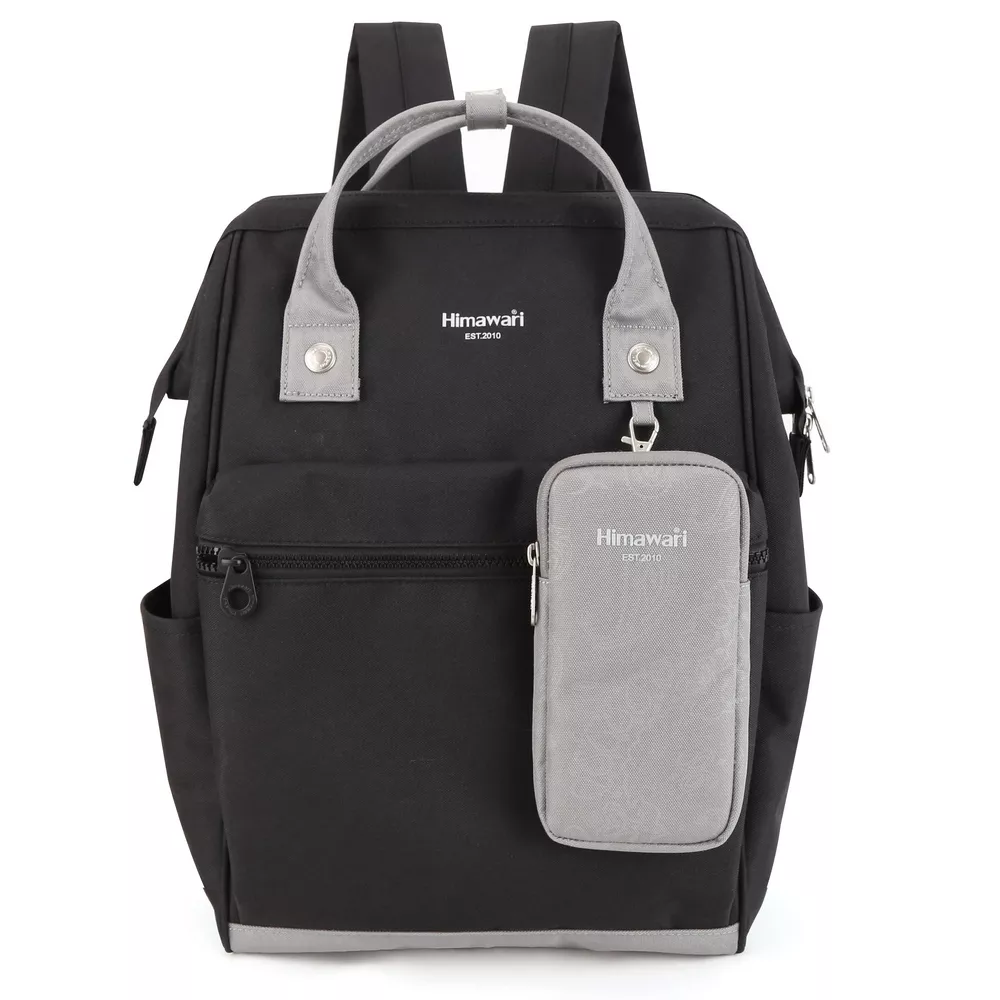 Plecak Himawari 1027 na laptopa 15" + etui - Kolor: 16. czarno-szary