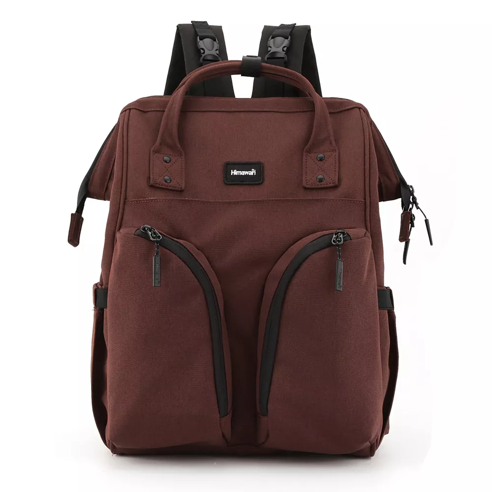 Plecak do wózka dla mam Himawari 1208 Diaper bag - Kolor: 02. brązowy