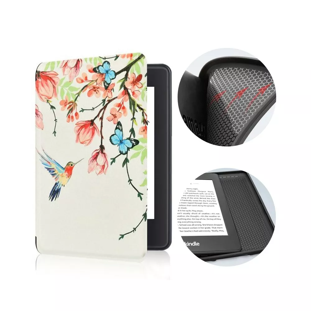 Etui Kindle 11 Touch silikonowy tył wzory - Kolor: 40. Hummingbird