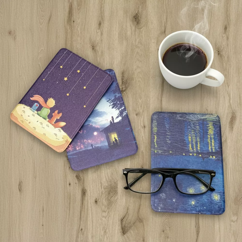 Etui Kindle 11 Touch silikonowy tył wzory