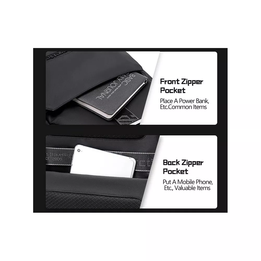 Plecak Arctic Hunter na laptopa 15,6" B00428 z USB
