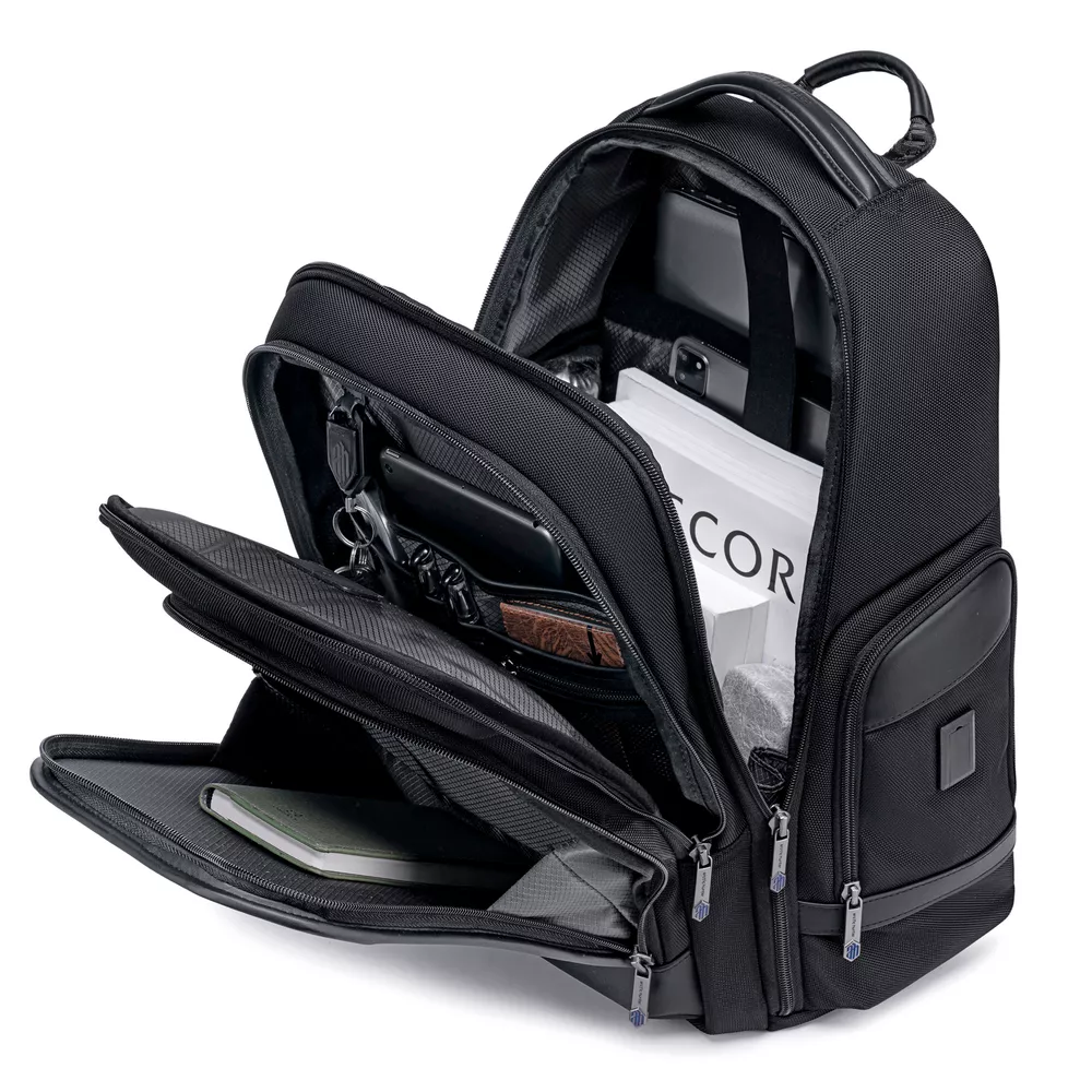 Plecak Arctic Hunter na laptopa 15,6" B00683 z USB dwukomorowy