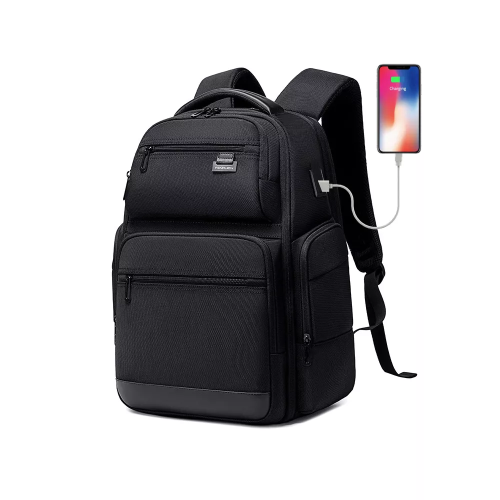 Plecak FRN na laptopa 15,6" FRN9122 z USB bagaż podręczny RFID Protection