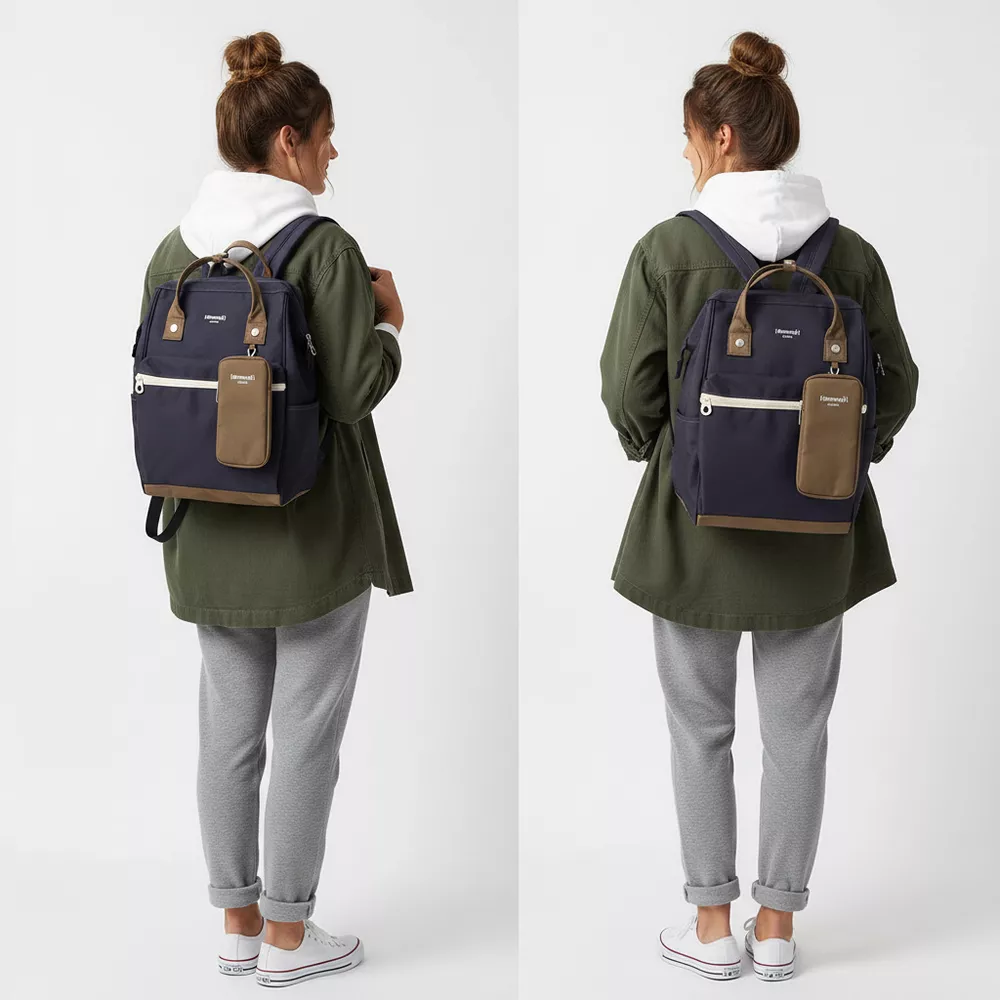 Plecak Himawari 1027 na laptopa 15" + etui