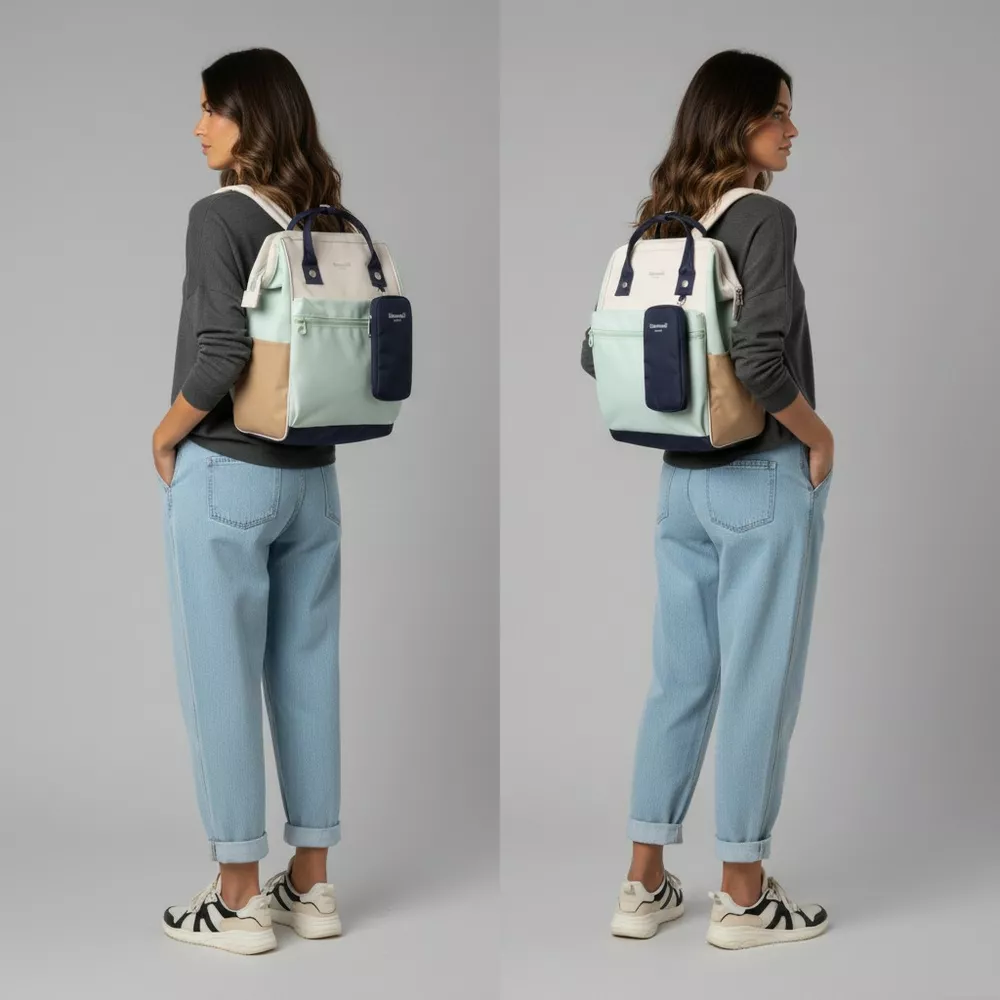 Plecak Himawari 1027 na laptopa 15" + etui