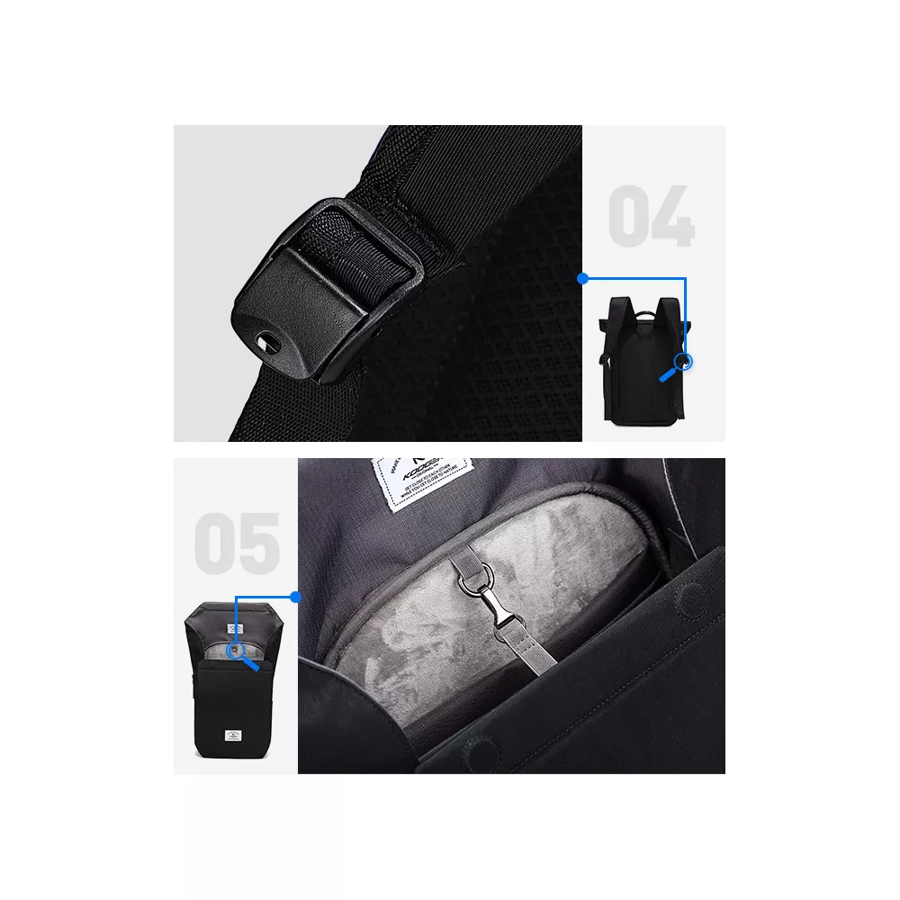 Plecak Kooger K949 na laptopa 15,6" z USB
