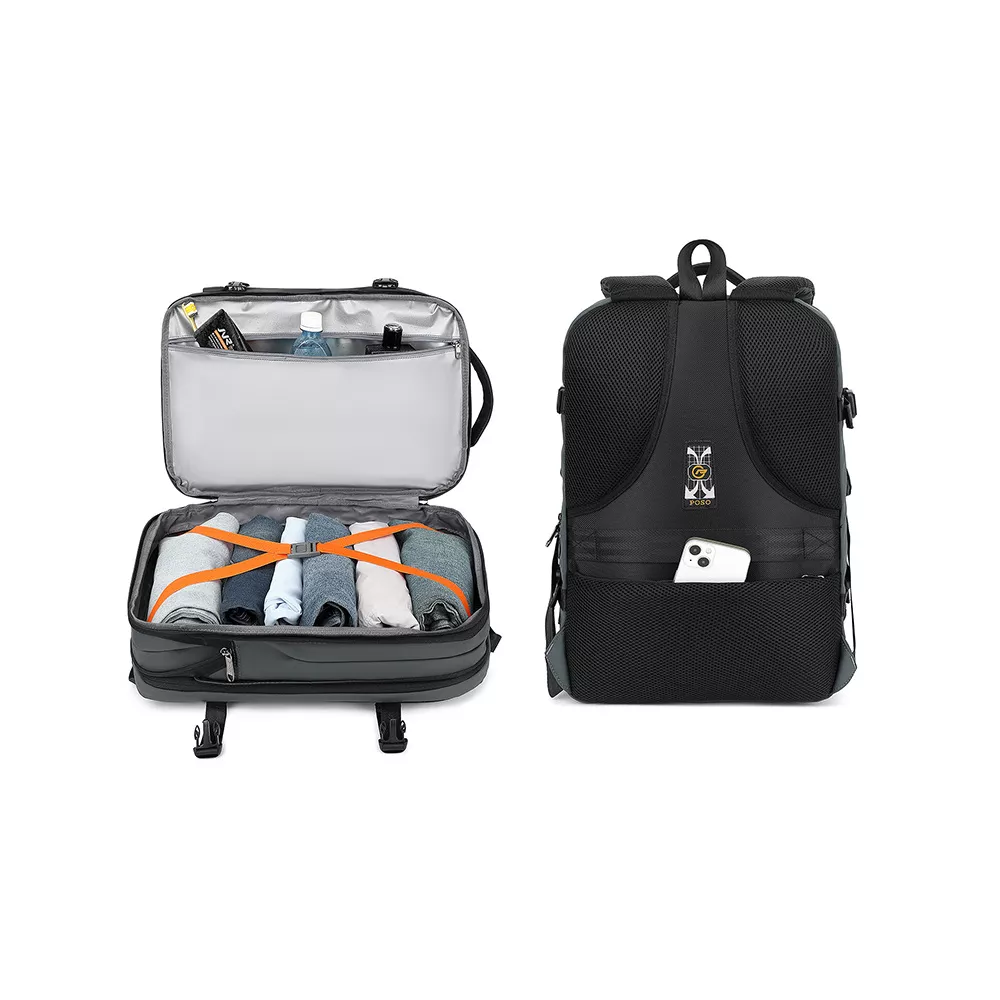 Plecak Poso na laptopa 17,3" z USB bagaż podręczny PS-660