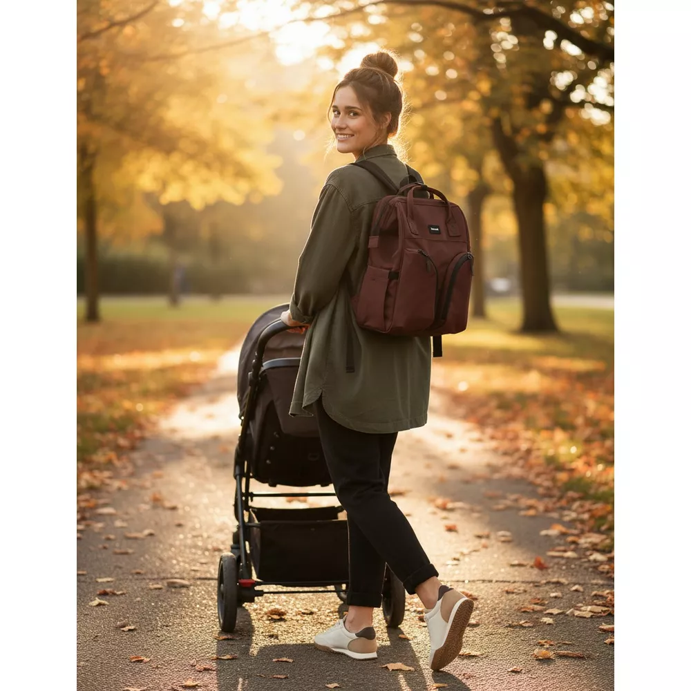 Plecak do wózka dla mam Himawari 1208 Diaper bag - inBag.pl | Wrocław