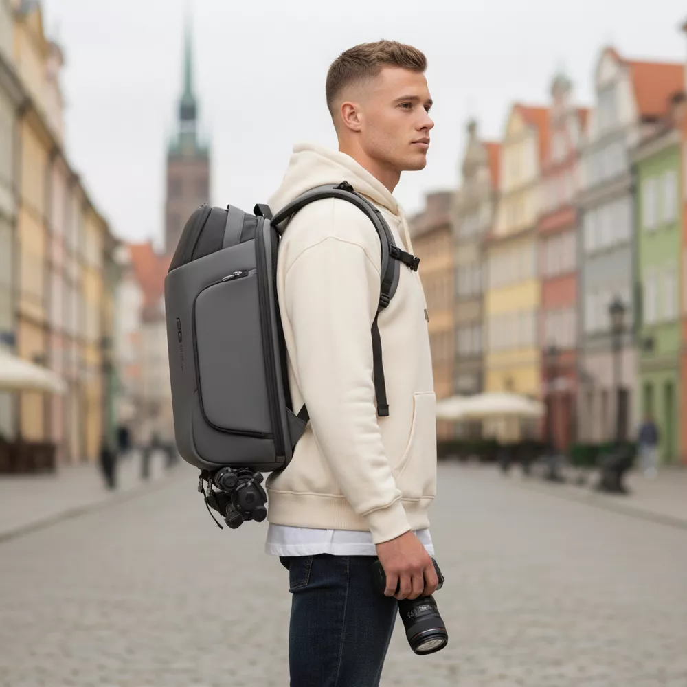 Plecak fotograficzny Bange 7277-15 na aparat + laptopa 15,6"
