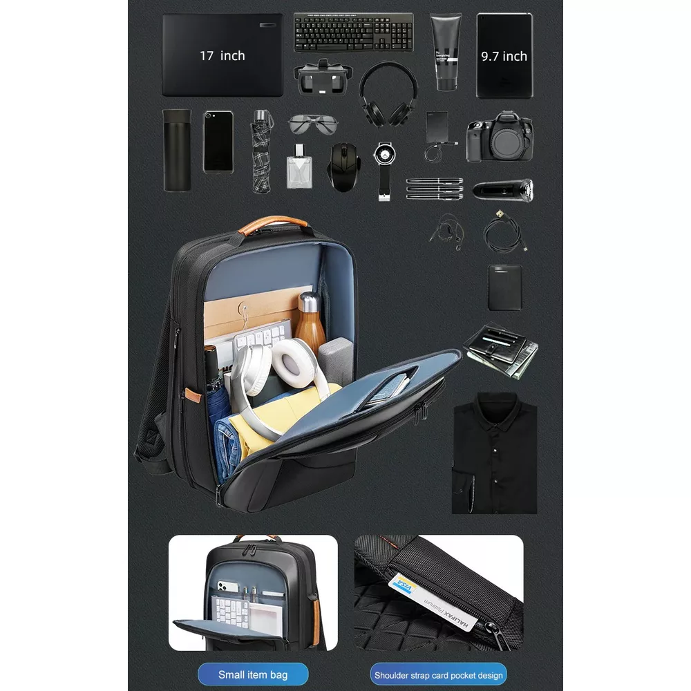 Plecak/torba Eurcool/Nigeer na laptopa 15,6" EC-2000 z USB (1)
