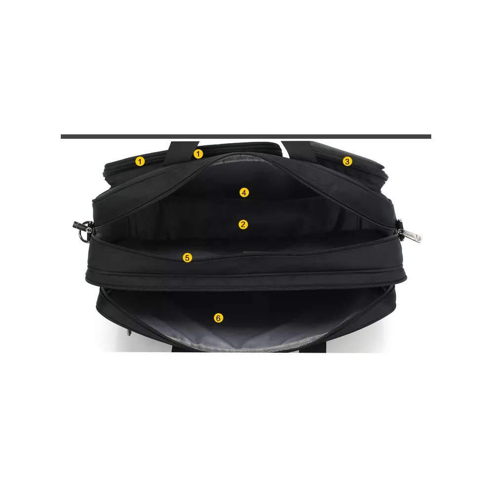 Torba Coolbell na laptopa 17,3" dwukomorowa CB-5002