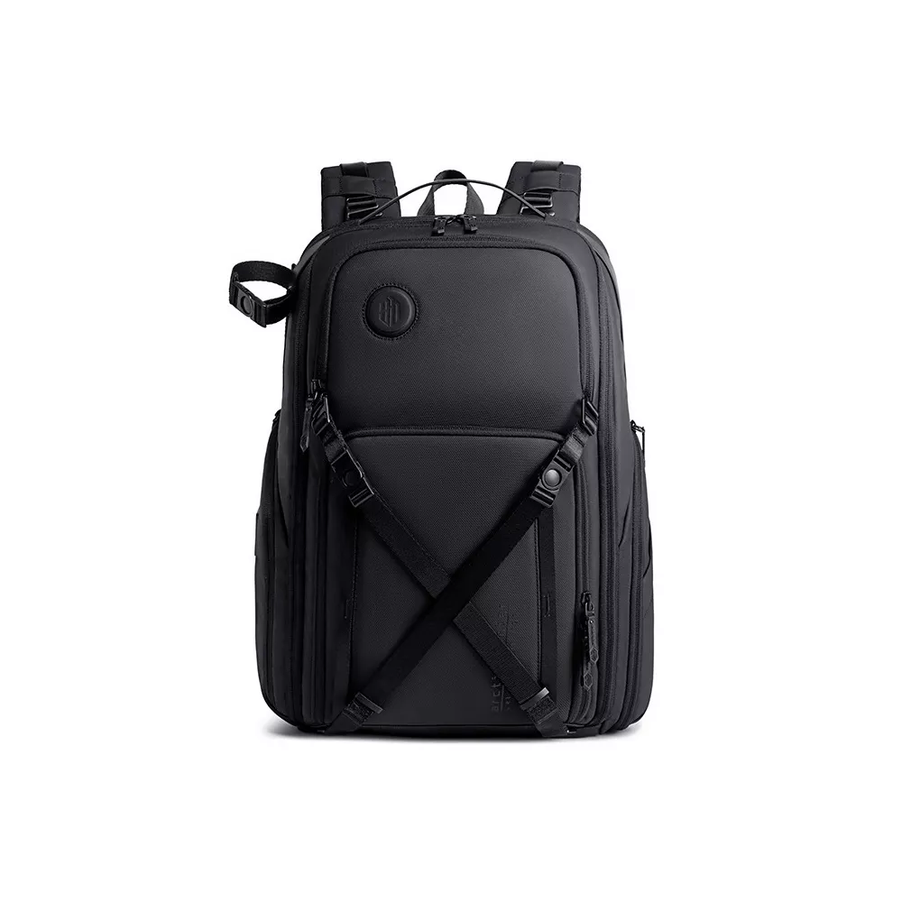Plecak fotograficzny Arctic Hunter B00575 na aparat + laptopa 17,3" - Kolor: czarny