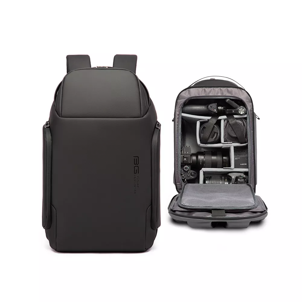Plecak fotograficzny Bange 7277-15 na aparat + laptopa 15,6" - Kolor: czarny