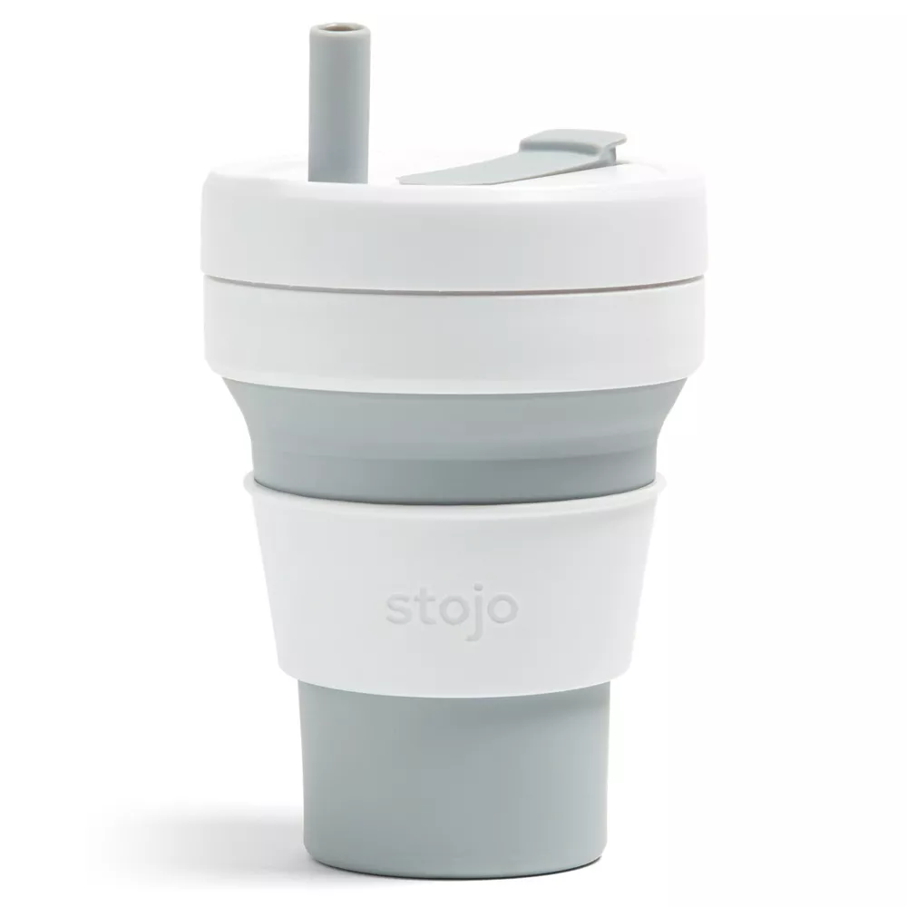 Kubek składany Stojo Biggie 470ml - Kolor: Dove / biało-jasnoszary