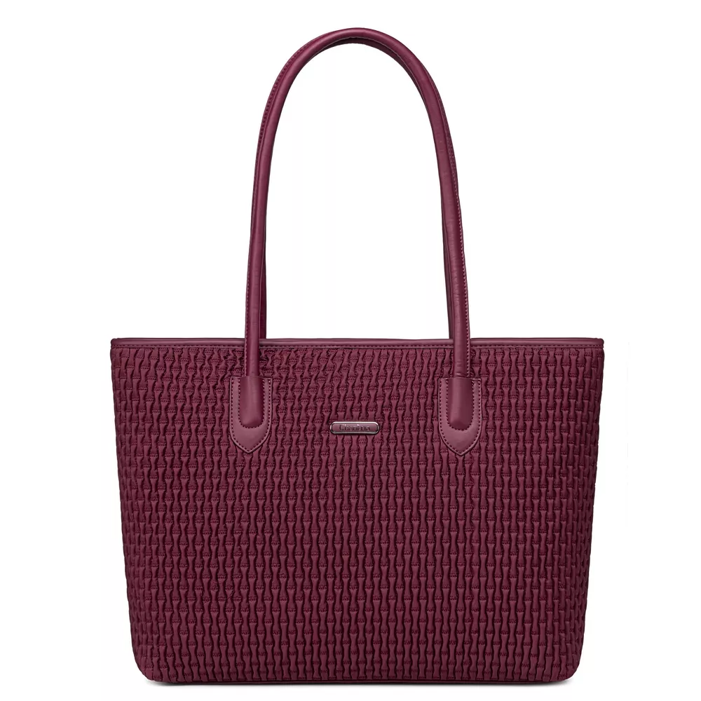 Torba damska na ramię Chantria CB00800 na laptopa 14" - Kolor: czerwone wino