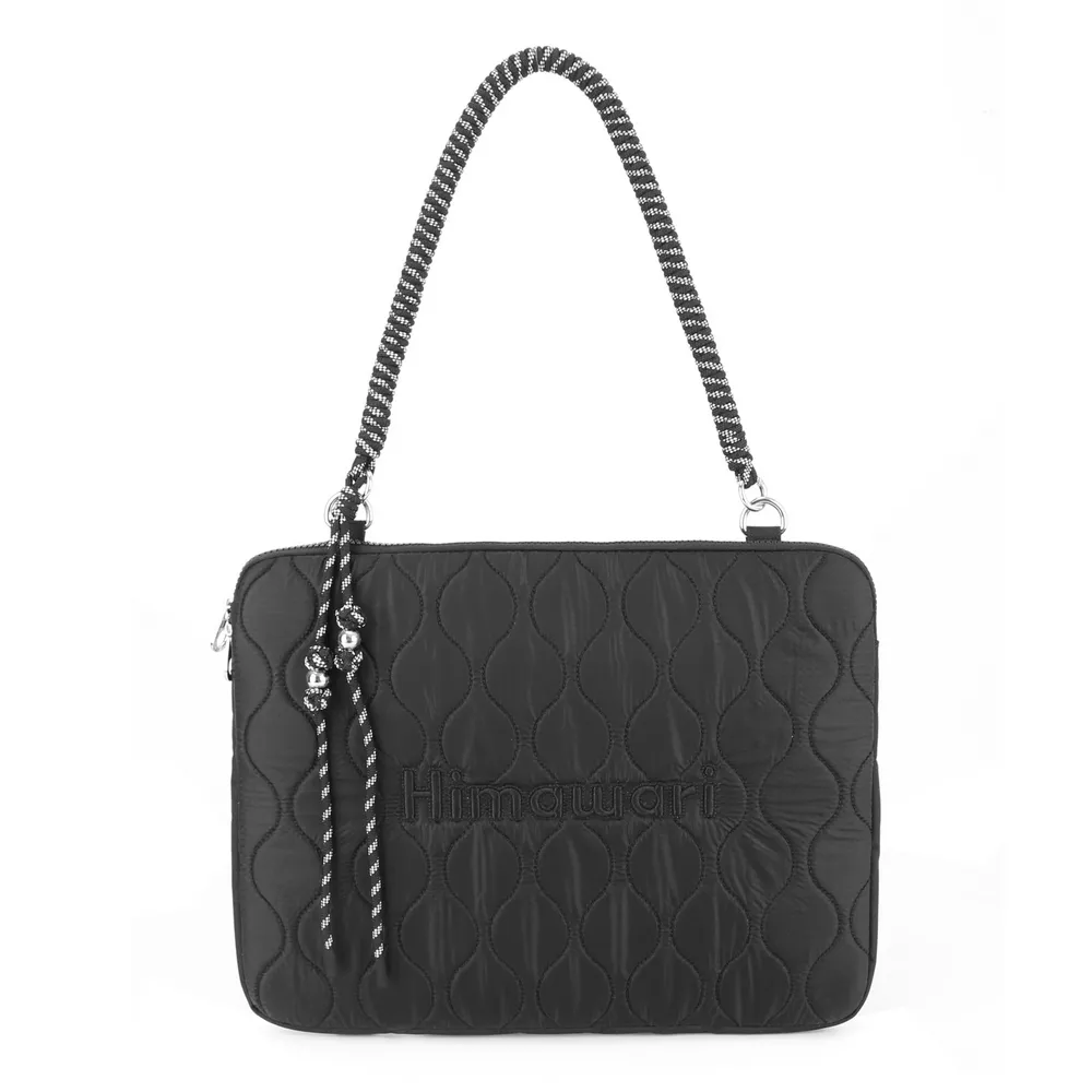 Torba/etui Himawari 2513 na laptopa 15,6" z odpinanym paskiem - Kolor: czarny