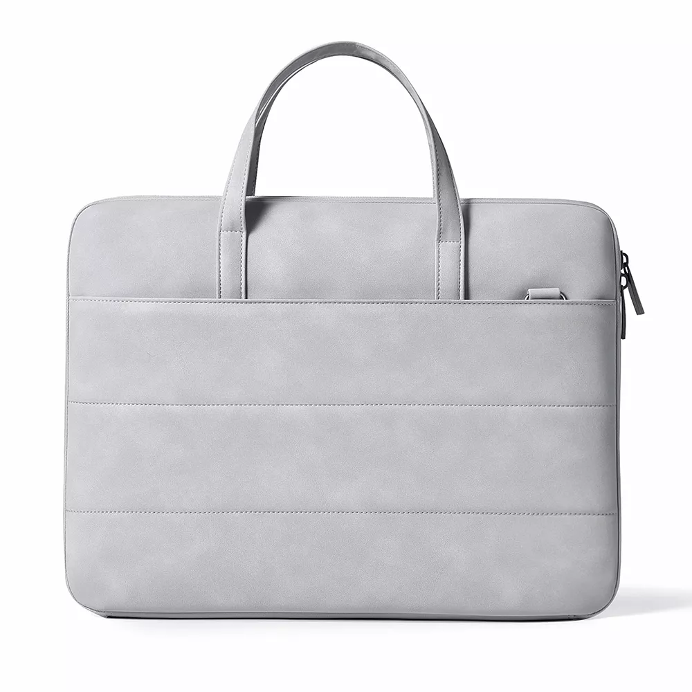 Torba JQ 6505 na laptopa 15.6 - 16.4" z paskiem na ramię - Kolor: szary