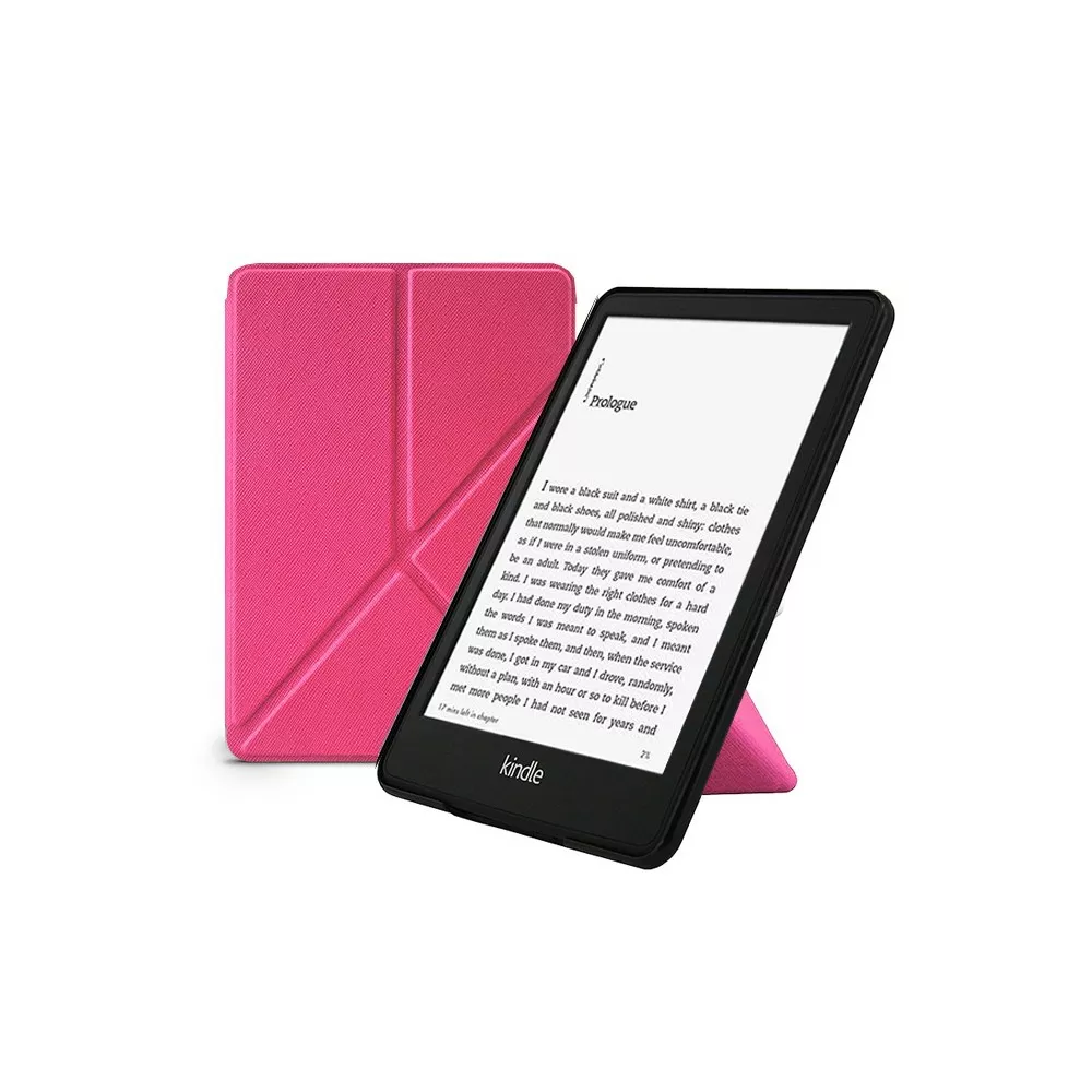 Etui Kindle Paperwhite 5 origami 6,8" - Kolor: różowy