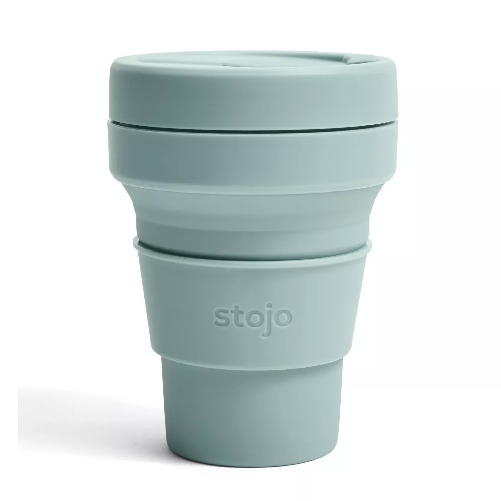 Kubek składany Stojo Pocket 355ml  - Kolor: Aquamarine
