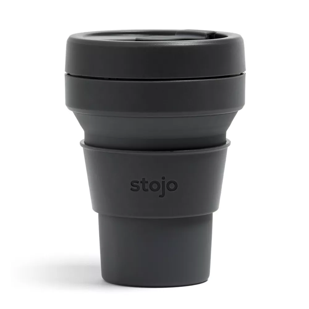 Kubek składany Stojo Pocket 355ml  - Kolor: Carbon / antracyt